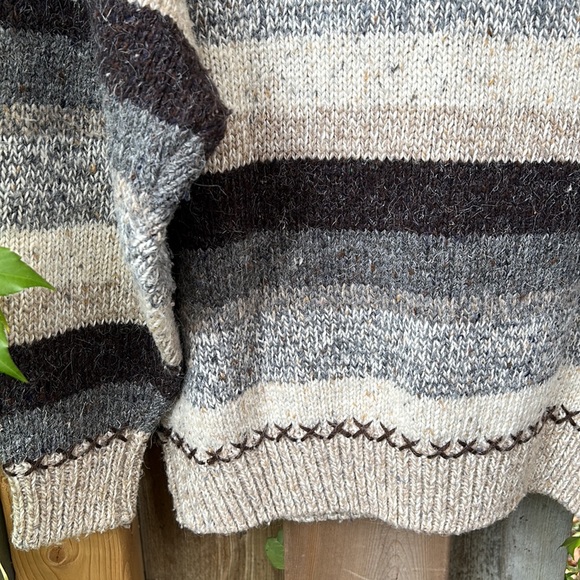 Vintage Patchwork Knit Sweater - Picture 8 of 8